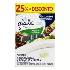 Detergente Sanitário Pedra Bosque De Pinho Glade Grátis 25% De Desconto