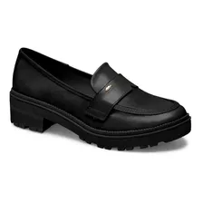 Sapato Dakota Oxford Loafer Tratorado Plataforma Preto G6053
