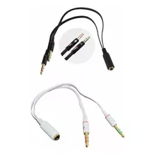 Cabo Adaptador P3(p2 Combo)p/ Fone E Microfone Headset 20cm 