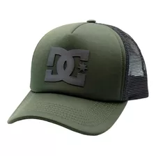 Boné Dc Shoes Aba Curva Gas Station Trucker Sm23 Verdepreto