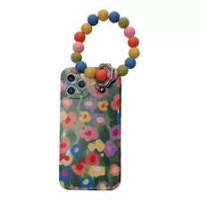 Carcasa Para iPhone 14 Promax, Diseño Flores De Acuarela.