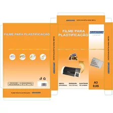 Plástico Para Plastificação A3 0,05mm C/100 Unid