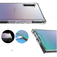 Carcasa Samsung Note 10 Transparente Reforzada Todocelchile