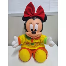 Boneca Minnie Baby Original Multibrink Disney Antiga 