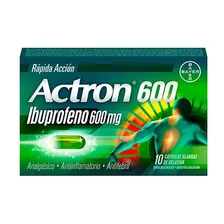 Actron, 600 Mg 10 Unidades