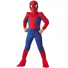 Disfraz Para Niño Con Máscara Spiderman Talla Large 10-12