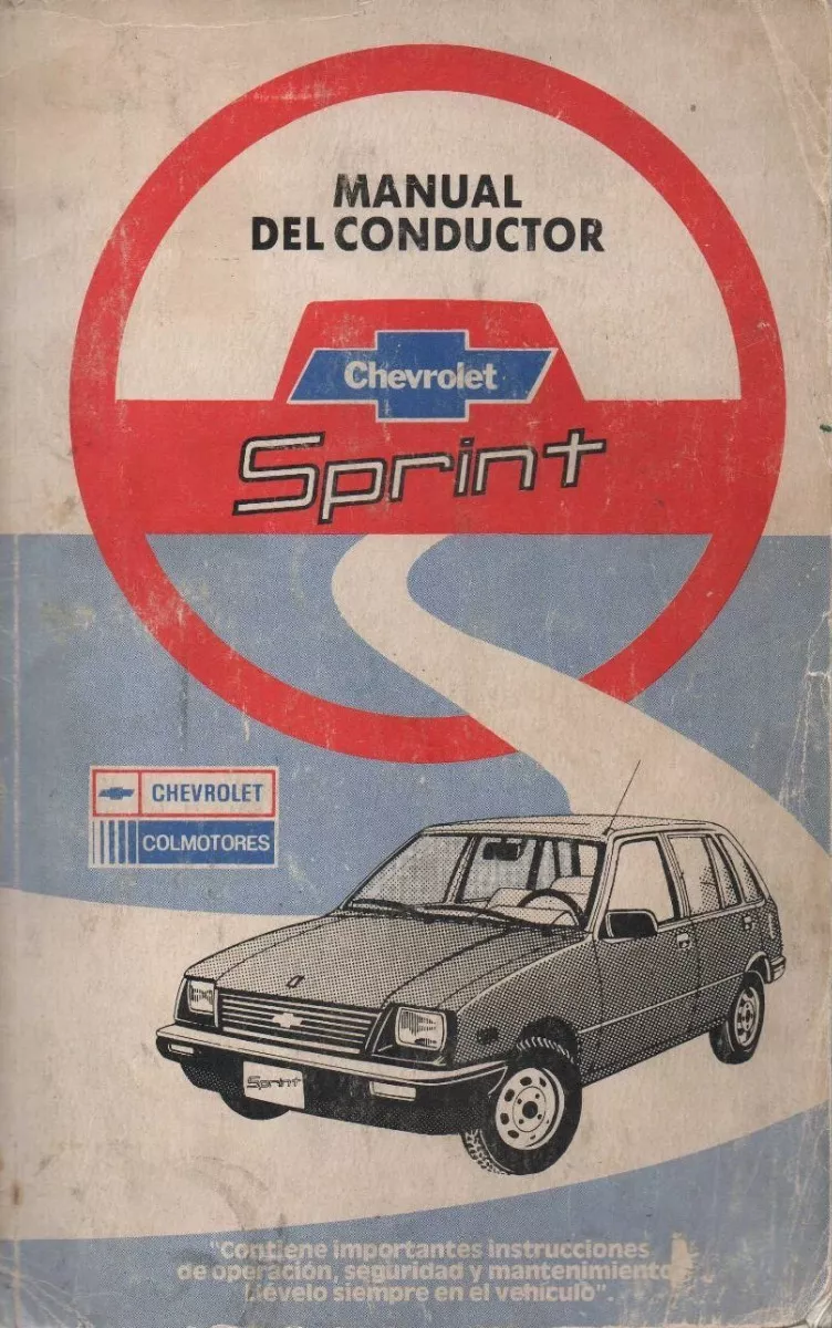 Manual Conductor Chevrolet Sprint Version Carburador