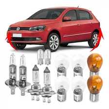 Kit Lampada Farol Lanterna Gol G6 2012 13 A 2016 Foco Duplo