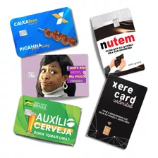 Kit Flork Adesivo Para Cartão Crédito Debito Meme Divertido 