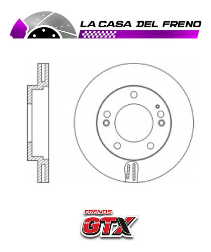 Par Disco Freno Del Toyota Crown Royal Saloon 2.5 2013 5gr-g Foto 5