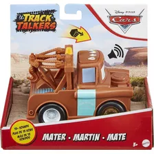 Cars Mater Track Talkers Con Frases Y Sonido 15 Cm.