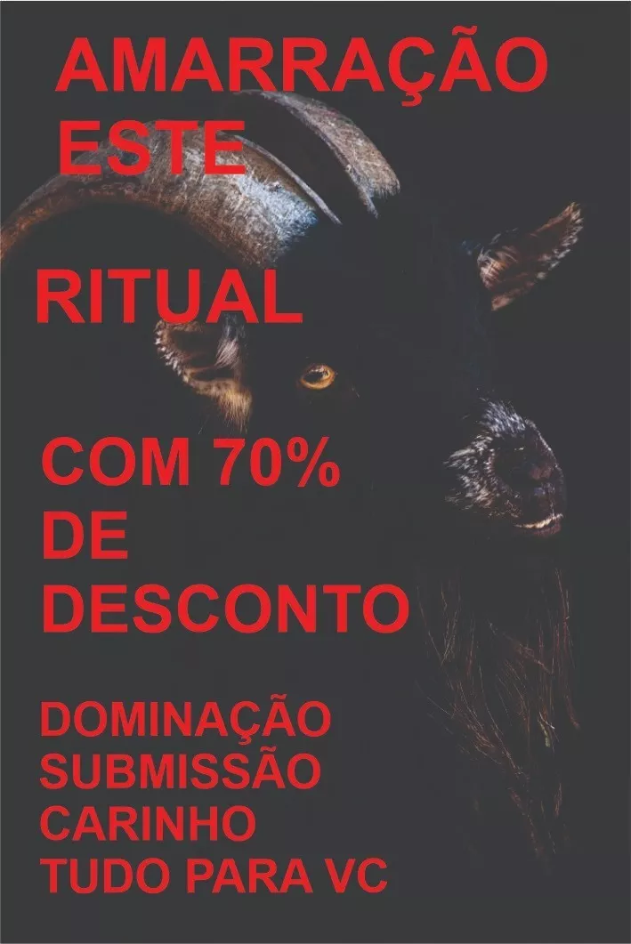 Ritual De Amarração União De Casal Cabeça De Bode (lilith)