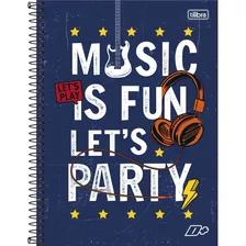 Caderno Espiral Capa Dura 01 Mat. D+ Masc. 96fls Tilibra