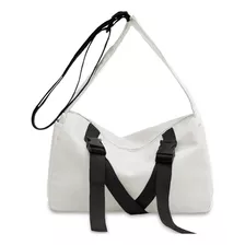 Maleta De Viaje Bolsa Mochila Fitness Bag Color Blanco