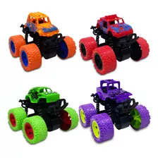 Carrinho Big Whell Fricção Monster Truck 4x4 360° Miniatura