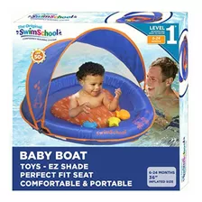 Swimschool Splash & Play Baby Pool Flotador Con Dosel, 3
