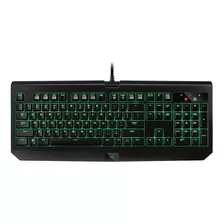 Teclado Gamer Razer Blackwidow Ultimate 2016 Qwerty Green Inglês Us Cor Preto Com Luz Verde