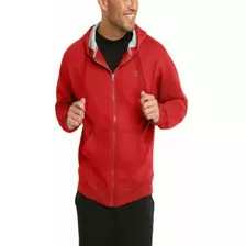 Sudadera Powerblend Full Zip, Champion, Hombre, Rojo