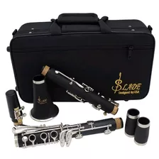 Clarinete Clarineta 17 Chaves Com Estojo Slade Ammoon Ccb