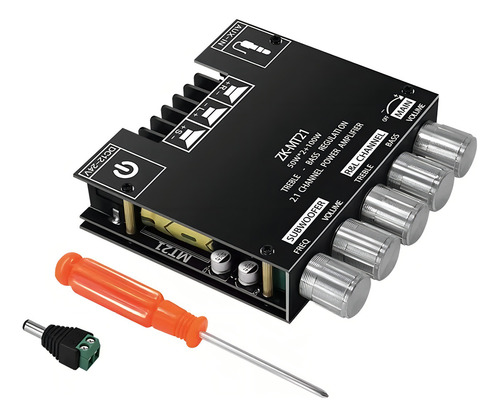 Oxyglow Placa Amplificadora De Potencia Digital 50wx2+100w Zk-mt21