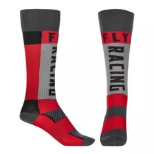 Calcetas Fly Racing Mx Thick Rojas