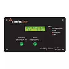 Samlex Flush Controlador De Carga Solar Monte - 30 Amperios 