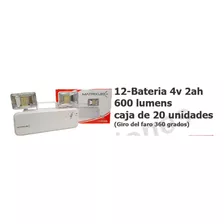 Lampara De Emergencia 600 Lumens Giro Faro 360grados