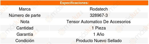 Tensor Accesorios Caprice 5.7l V8 89_93 Rodatech 5647165 Foto 2