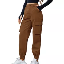 Pantalones Deportivos Casuales Con Múltiples Bolsillos De Mo