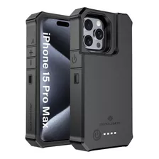 Zerolemon Ruggedjuicer - Funda De Bateria Para iPhone 15 Pro