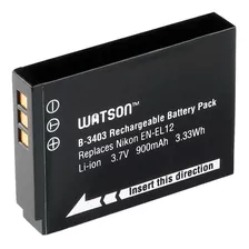 Watson En-el12 Lithium-ion Battery Pack (3.7v, 900mah)