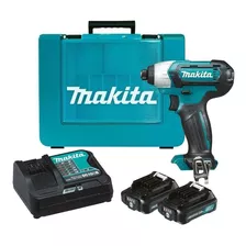 Destornillador De Impacto Makita 12v + 2 Baterías + Cargador