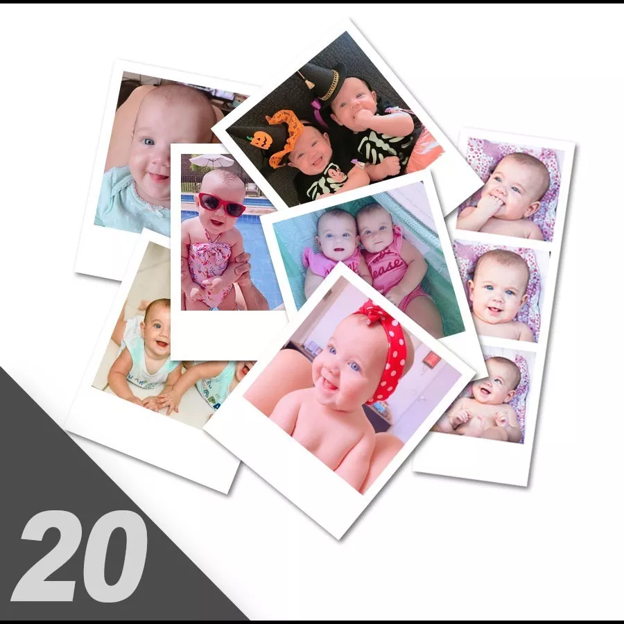 20 Fotos Polaroid + 2 Brindes - Frete Grátis