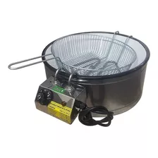 Fritadeira Industrial Aço Inox Tacho Eletrico 220v