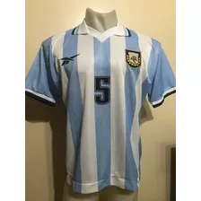 Camiseta Argentina 1999 2000 Redondo #5 Real Madrid T. M