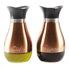 Cafe Copper And Glass Olive Oil And Vinegar Dispenser B...