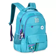 Mochila Escolar Rebecca Bonbon Soft Nylon Miçangas Rb24103