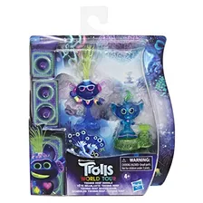 Trolls Dreamworks World Tour Techno Reef Bobble Con 2 Figura