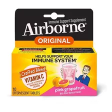 Airborne| Pink Grapefruit Immune | 10 Effervescent 