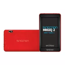 Tablet Con Funda Necnon M002q-2 Android 8.1 7 16gb Roja Y 1gb De Memoria Ram