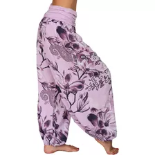 Pantalones Harem Hippie Boho Holgados Tallas Grandes Mujeres