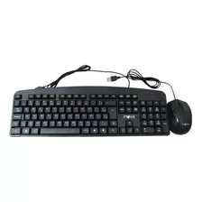 Kit Teclado E Mouse Inova Chocolate Key-8386 Preto Com Fio