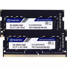 Memorias Ram Timetec 16 Gb (2 X 8 Gb) Ddr4 2400 Mhz Cl17