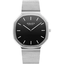 Reloj Obaku Denmark V253gxcbmc Oktant Clásico Onyx Octagonal