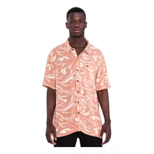 Guayabera Kaya Unite Print Peach