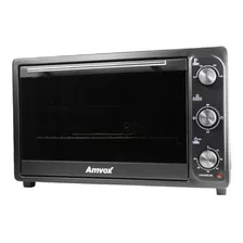 Forno Elétrico Bancada 45 Litros 220 Black 1600w Timer Amvox Cor Preto 220v