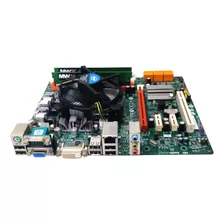 Kit Placa Mãe Ecs H55h-m I3-540 4gb Ddr3 1156 Dvi