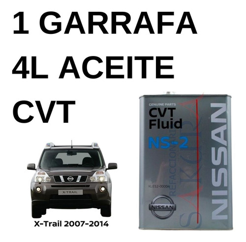 Aceite Caja Aut. 4 L. X-trail 2009 Original Foto 2