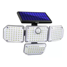 Foco Led Solar Exterior Maxwell Sensor Movimiento 4 Direcc