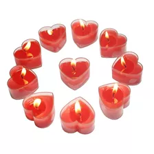 Velas Forma De Corazon X 4 Unidades - San Valentin Enamorado